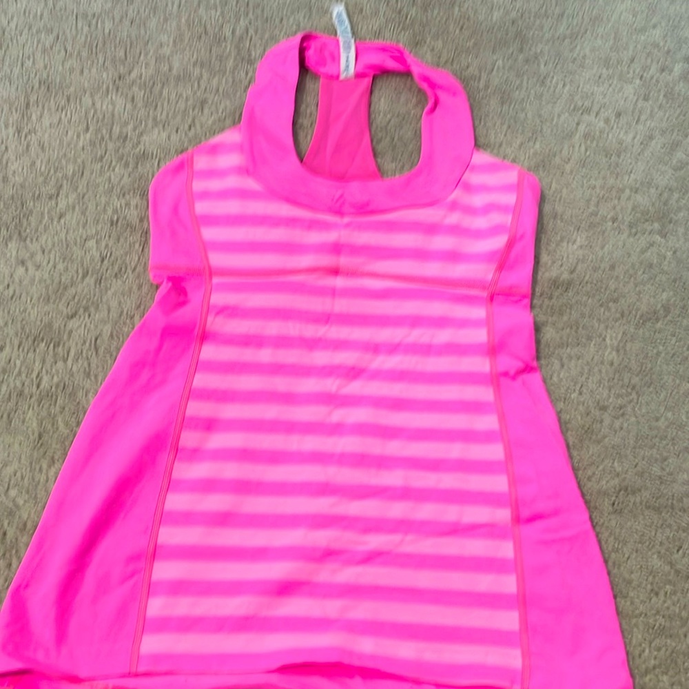 Lululemon hot pink tank top